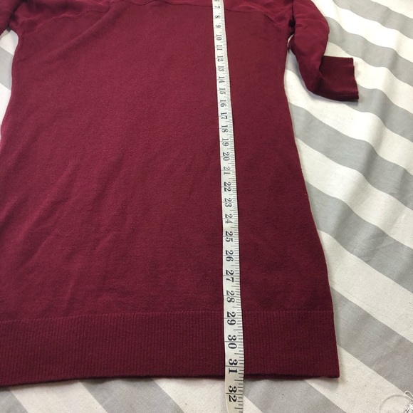Club Monaco red sheet top tunic size Xs - Picture 7 of 8